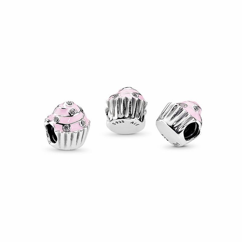 Pandora Australia Sweet Cupcake Charm - Sterling Silver | IDAUHO638